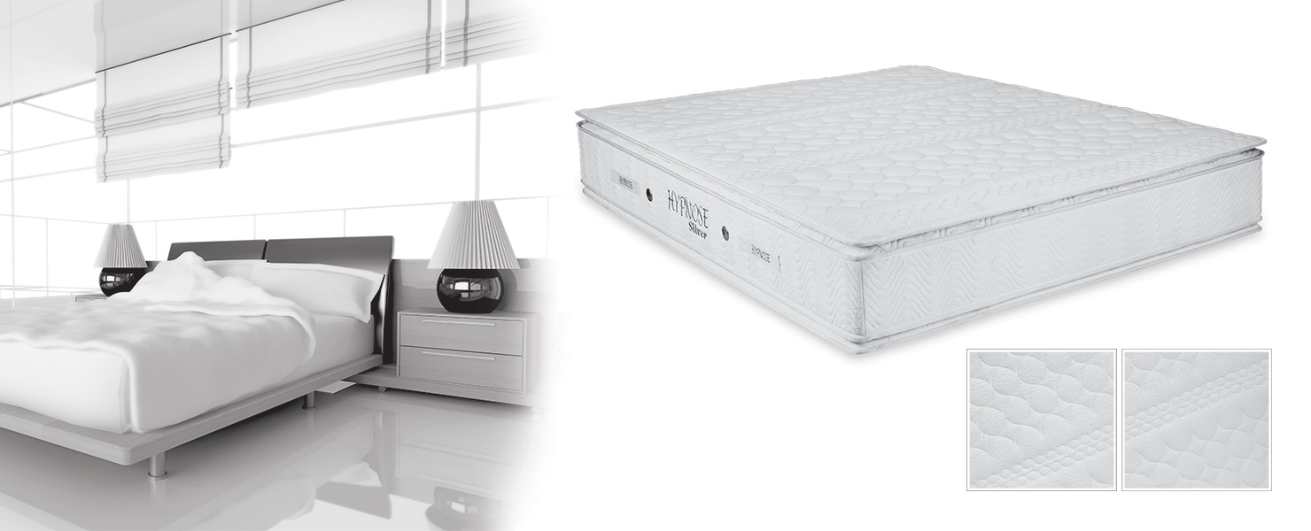 silver bed mattress from italy